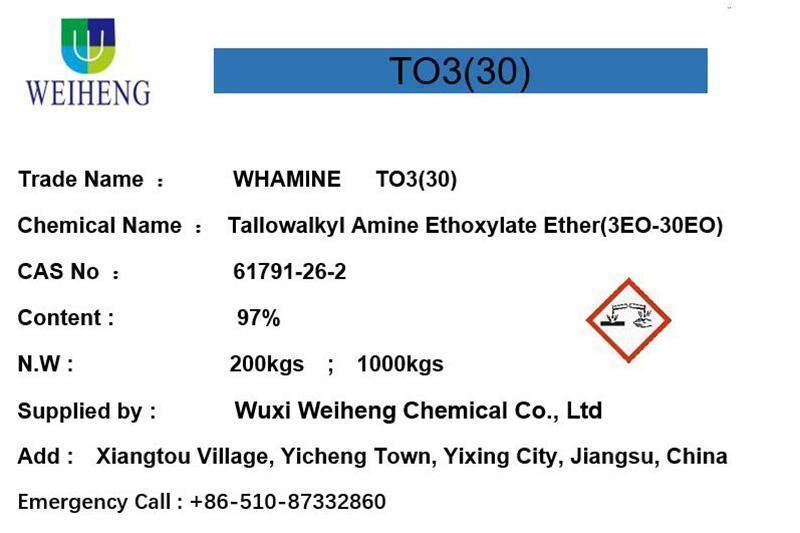 tallowalkyl amine ethoxylate ether3eo 30eo